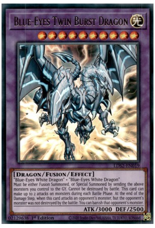 Blue-Eyes Twin Burst Dragon - LDS2-EN019 - Ultra Rare