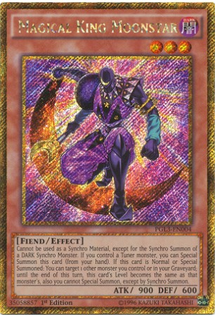 Magic King Moon Star - PGL3-EN004 - Gold Secret Rare