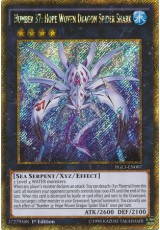 Number 37: Hope Woven Dragon Spider Shark - PGL3-EN007 - Gold Secret Rare