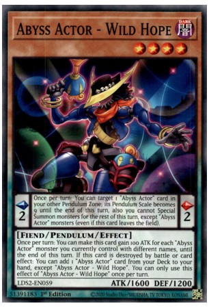 Abyss Actor - Wild Hope - LDS2-EN059 - Common