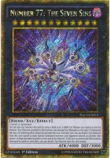 Number 77: The Seven Sins - PGL3-EN011 - Gold Secret Rare