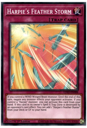 Harpie's Feather Storm - LDS2-EN088 - Common