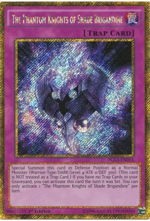 The Phantom Knights of Shade Brigandine - PGL3-EN015 - Gold Secret Rare