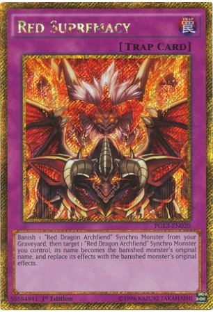 Red Supremacy - PGL3-EN020 - Gold Secret Rare