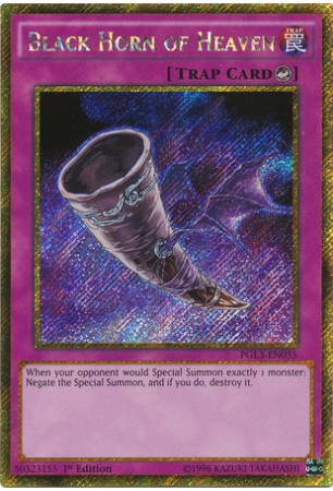 Black Horn of Heaven - PGL3-EN035 - Gold Secret Rare