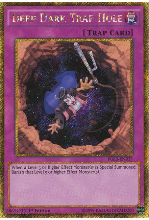 Deep Dark Trap Hole - PGL3-EN037 - Gold Secret Rare