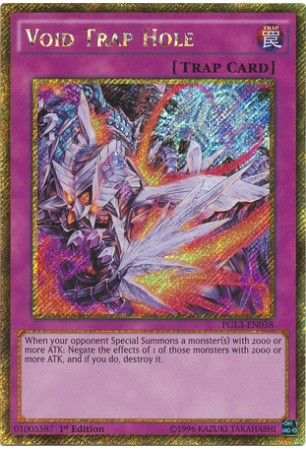 Void Trap Hole - PGL3-EN038 - Gold Secret Rare