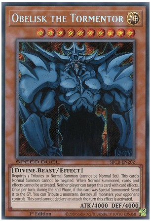 Obelisk the Tormentor - SBCB-EN202 - Secret Rare