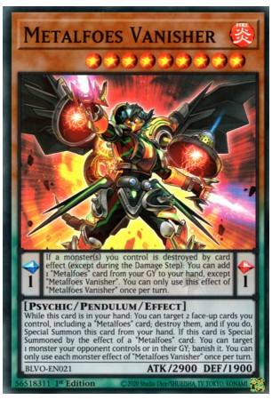 Metalfoes Vanisher - BLVO-EN021 - Super Rare