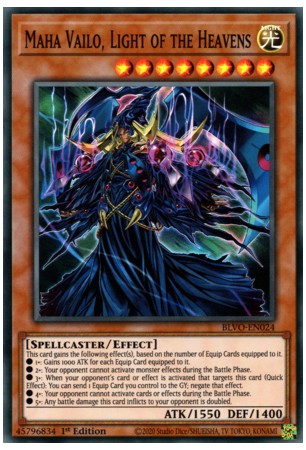 Maha Vailo, Light of the Heavens - BLVO-EN024 - Super Rare