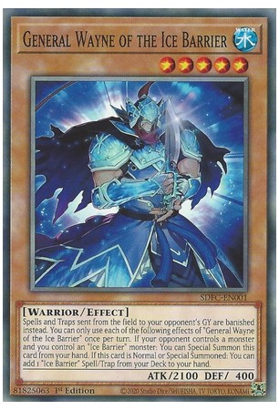 General Wayne of the Ice Barrier - SDFC-EN001 - Common