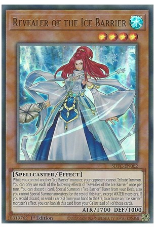 Revealer of the Ice Barrier - SDFC-EN002 - Ultra Rare