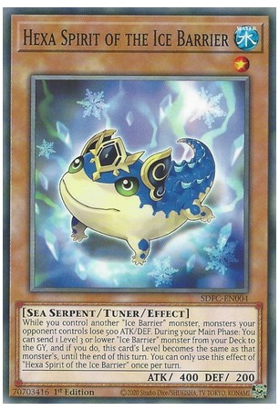 Hexa Spirit of the Ice Barrier - SDFC-EN004 - Common