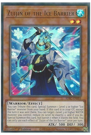 Zuijin of the Ice Barrier - SDFC-EN005 - Ultra Rare