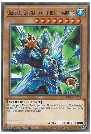 General Grunard of the Ice Barrier - SDFC-EN018 - Common