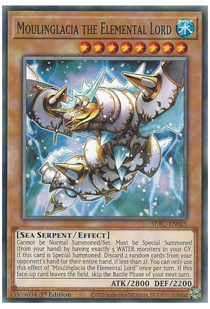 Moulinglacia the Elemental Lord - SDFC-EN025 - Common