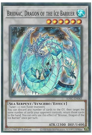 Brionac, Dragon of the Ice Barrier - SDFC-EN043 - Super Rare