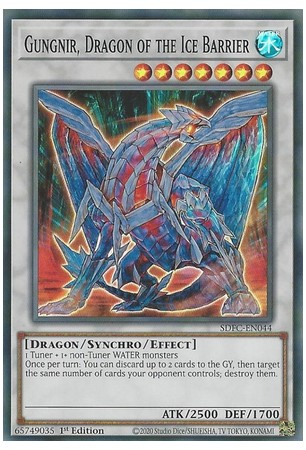 Gungnir, Dragon of the Ice Barrier - SDFC-EN044 - Super Rare