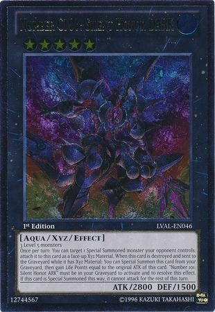 Number C101: Silent Honor DARK - LVAL-EN046 - Ultimate Rare - Duelshop