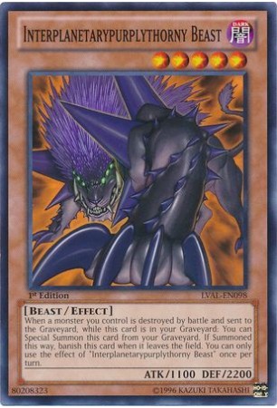 Interplanetarypurplythorny Beast - LVAL-EN098 - Common