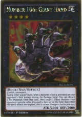 Number 106: Giant Hand - PGL3-EN075 - Gold Rare