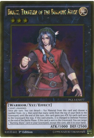 Dante, Traveler of the Burning Abyss - PGL3-EN077 - Gold Rare