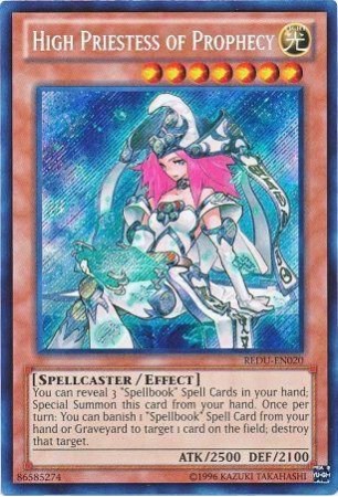 High Priestess of Prophecy - REDU-EN020 - Secret Rare