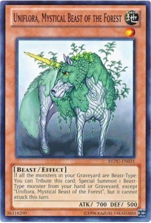 Uniflora, Mystical Beast of the Forest - REDU-EN031 - Common