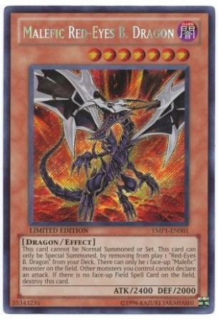 Malefic Red-Eyes Black Dragon - YMP1-EN001 - Secret Rare