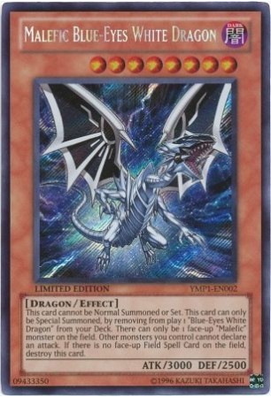 Malefic Blue-Eyes White Dragon - YMP1-EN002 - Secret Rare