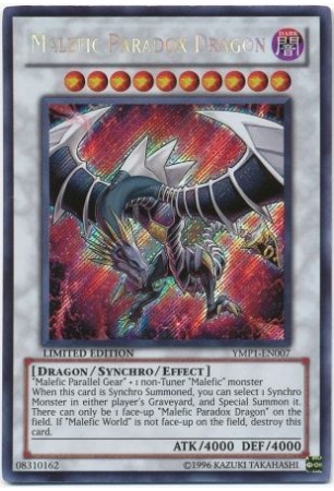 Malefic Paradox Dragon - YMP1-EN007 - Secret Rare