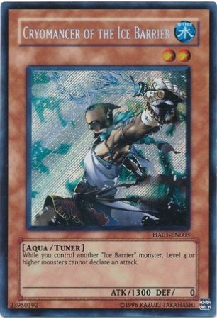 Cryomancer of the Ice Barrier - HA01-EN003 - Secret Rare