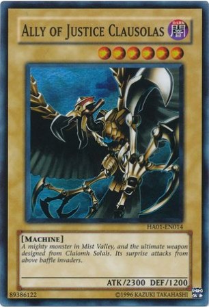 Ally of Justice Clausolas - HA01-EN014 - Super Rare