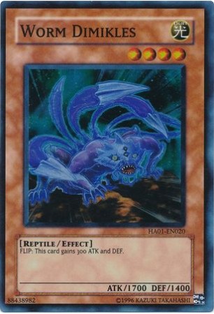 Worm Dimikles - HA01-EN020 - Super Rare