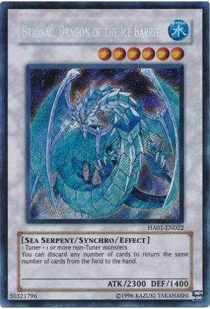 Brionac, Dragon of the Ice Barrier - HA01-EN022 - Secret Rare