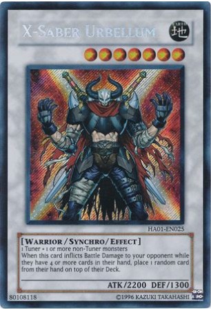 X-Saber Urbellum - HA01-EN025 - Secret Rare