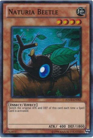 Naturia Beetle - HA02-EN001 - Super Rare