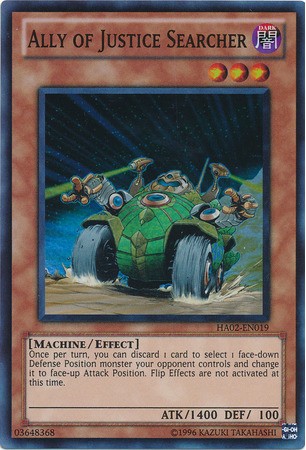 Ally of Justice Searcher - HA02-EN019 - Super Rare