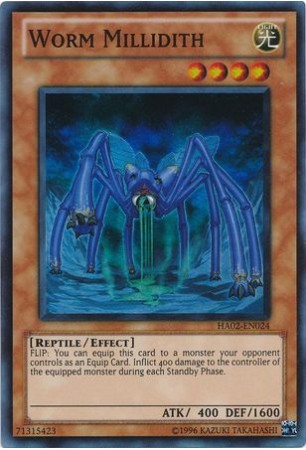 Worm Millidith - HA02-EN024 - Super Rare