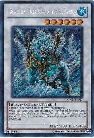 Dewloren, Tiger King of the Ice Barrier - HA02-EN027 - Secret Rare