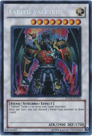 Fabled Valkyrus - HA02-EN056 - Secret Rare