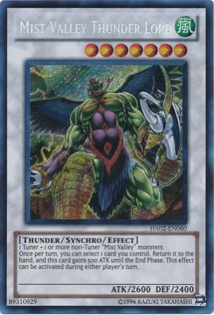 Mist Valley Thunder Lord - HA02-EN060 - Secret Rare