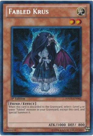 Fabled Krus - HA03-EN002 - Secret Rare