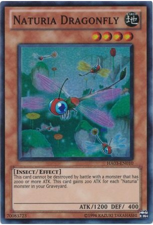 Naturia Dragonfly - HA03-EN010 - Super Rare