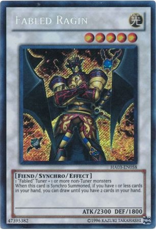 Fabled Ragin - HA03-EN058 - Secret Rare