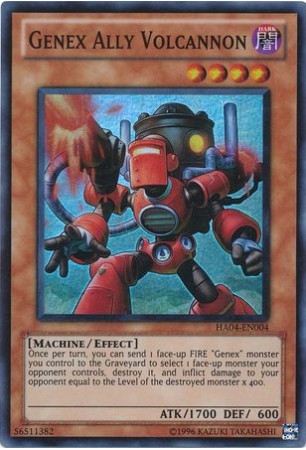 Genex Ally Volcannon - HA04-EN004 - Super Rare