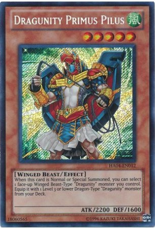 Dragunity Primus Pilus - HA04-EN012 - Secret Rare