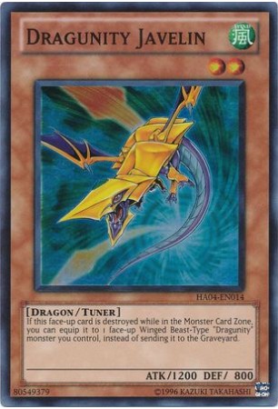 Dragunity Javelin - HA04-EN014 - Super Rare