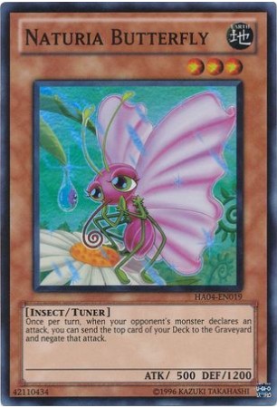 Naturia Butterfly - HA04-EN019 - Super Rare