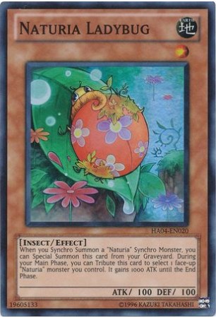 Naturia Ladybug - HA04-EN020 - Super Rare